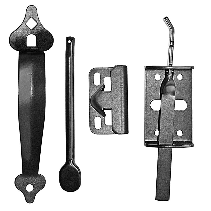 LATCH THUMB ORNAMENTAL BLK 6IN