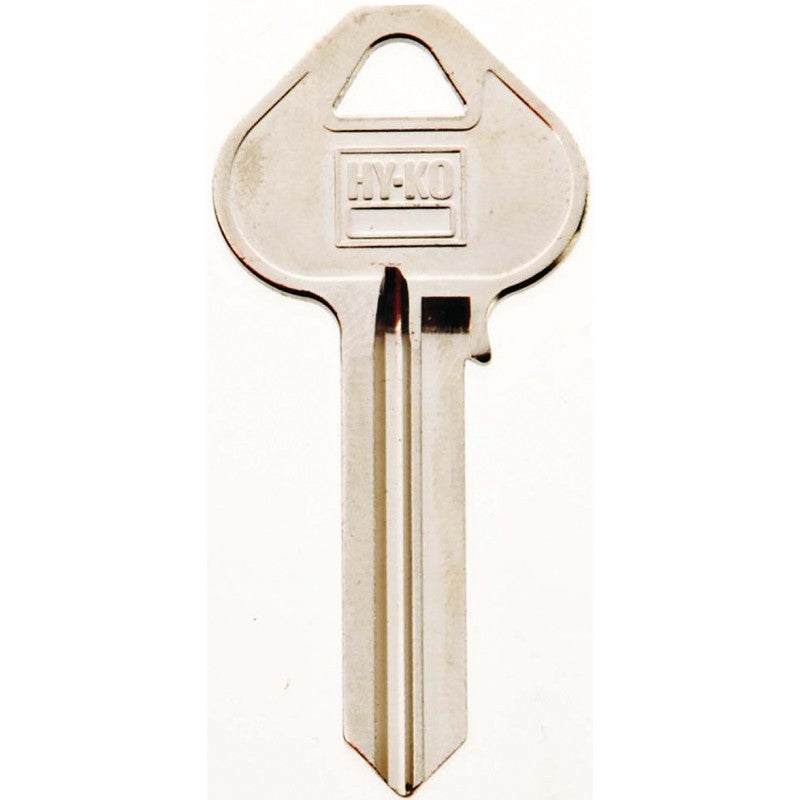 Hy-Ko 11010RU16 Key Blank, Brass, Nickel, For: Russwin and Corbin Cabinet, House Locks and Padlocks, RU16 Key Number (Pack of 10)