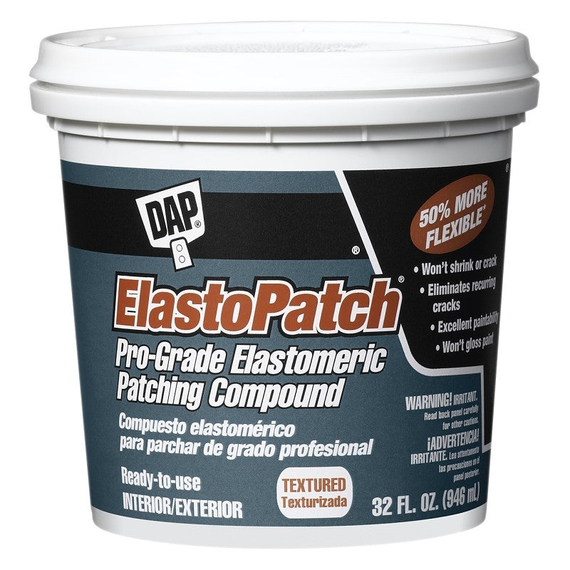 DAP 12288 Flexible Patching Compound, Latex, Oil Base, Off-White, 1 qt Tub