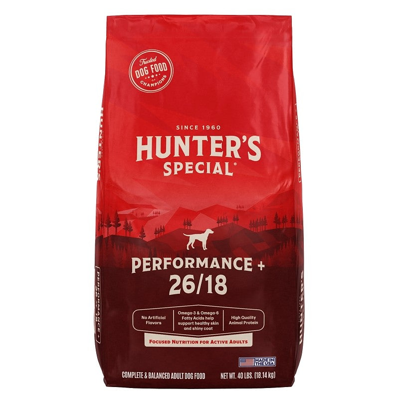 Hunter's Special Performance Plus 10189 Dog Food, All Breed, Beef/Chicken Flavor, 40 lb Bag