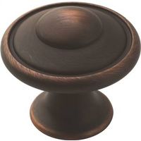 Cabinet Knob 1-3/16 Inch Oil Rubbed Bronze 10 Pack