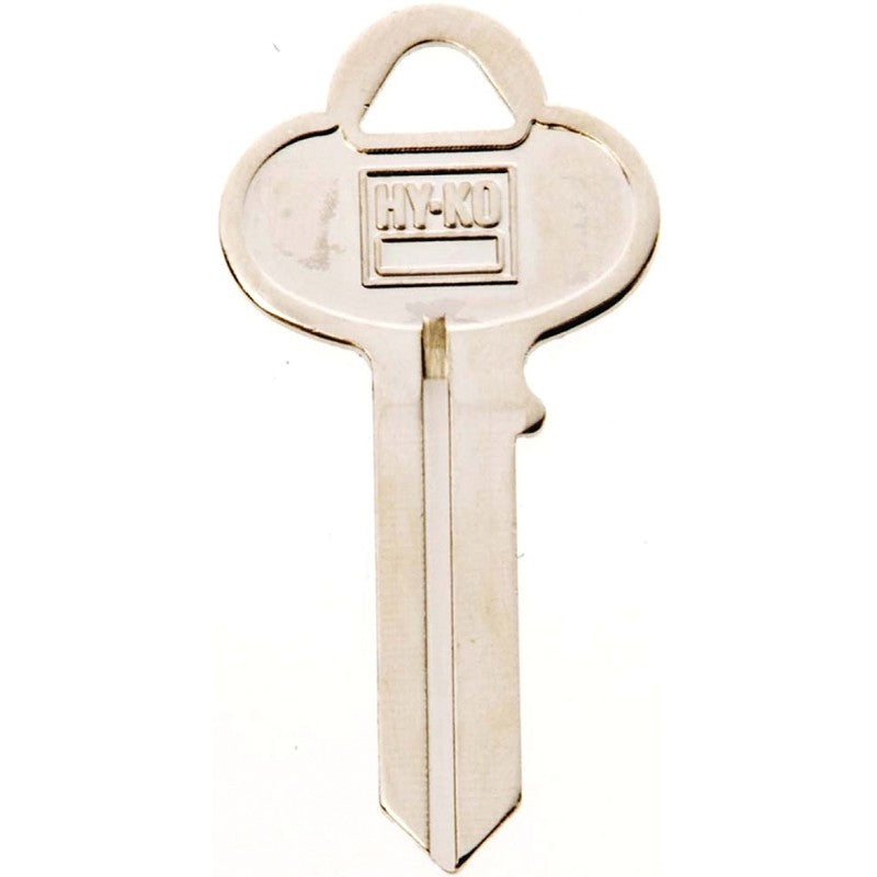 Hy-Ko 11010CO1 Key Blank, Brass, Nickel, For: Corbin Russwin Cabinet, House Locks and Padlocks, CO1 Key Number (Pack of 10)