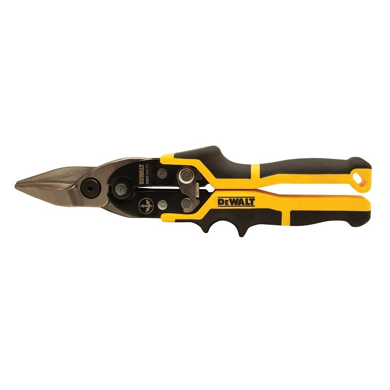 DEWALT DWHT14675 Aviation Snip, 11.9 in OAL, 1-1/2 in L Cut, Straight Cut, Steel Blade, Cushion-Grip Handle