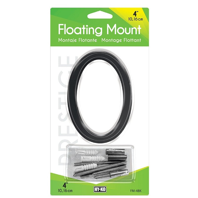 Hy-Ko FM-4BK-0 House Number, Character: 0, 4 in H Character, Black Character