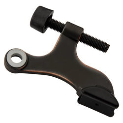 National Hardware N830-561 Hinge Pin Door Stop, 17/32 in Dia Base, 2-1/16 in Projection, Steel/Zinc, Oil-Rubbed Bronze