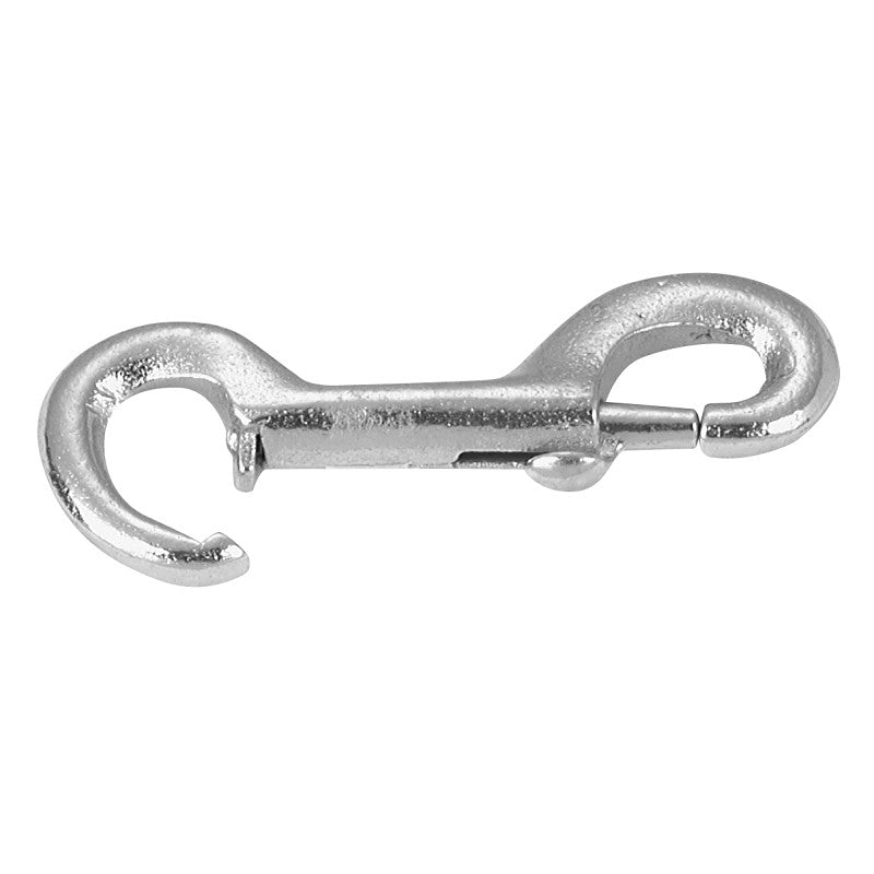 Campbell T7606011 Rigid Eye Bolt Snap, 3/8 in, 60 lb Working Load, Malleable Iron/Steel, Zinc