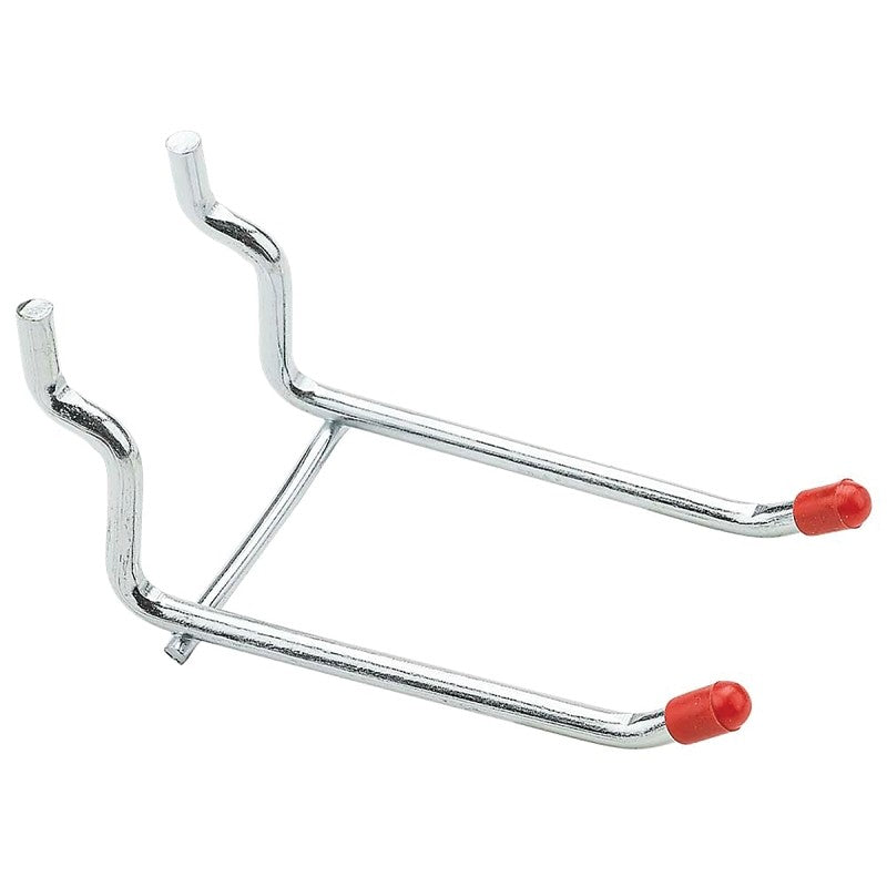 National Hardware N180-036 Series Peg Hook, 3 in L x 2 in W Dimensions, 3 in, 1/4 in Opening, Steel, Zinc, 2/PK