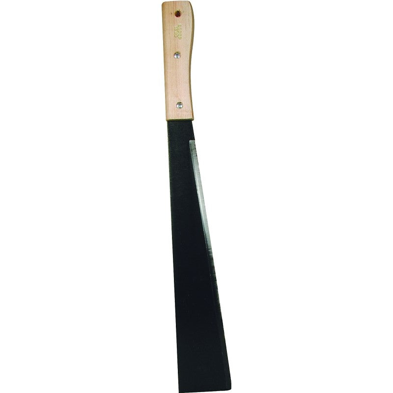 Razor-Back 62224 Corn Knife, 21-1/2 in OAL, 15 in Blade, Steel Blade, Tempered Blade, Wood Handle