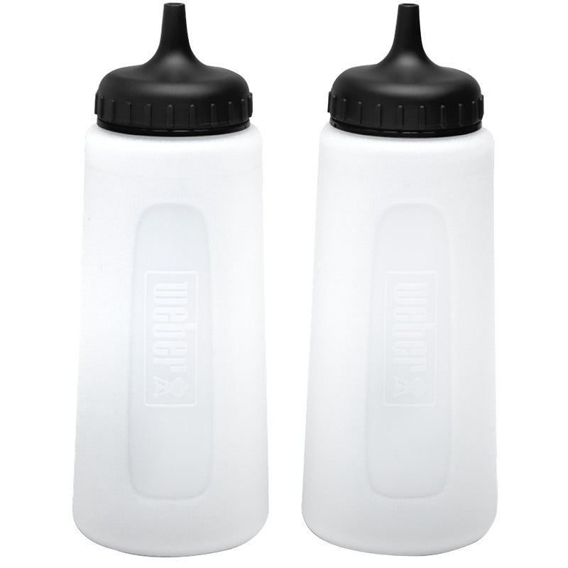 Weber 6782 Griddle Squeeze Bottle, Polyethylene, Black/White (Pack of 4)