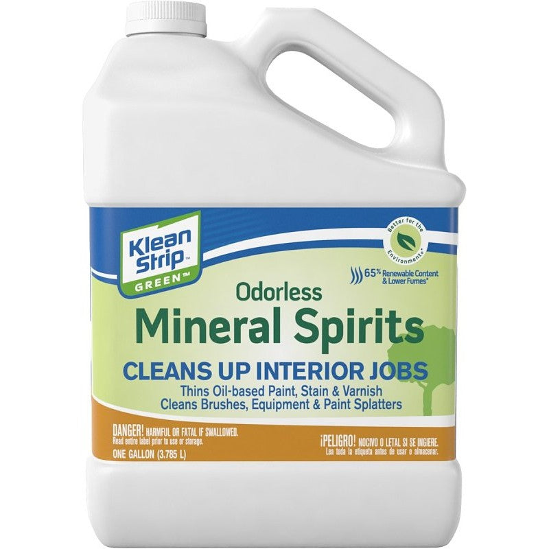 Klean Strip GKGO75CA Mineral Spirit Thinner, Liquid, Milky White, 1 gal, Can (Pack of 4)