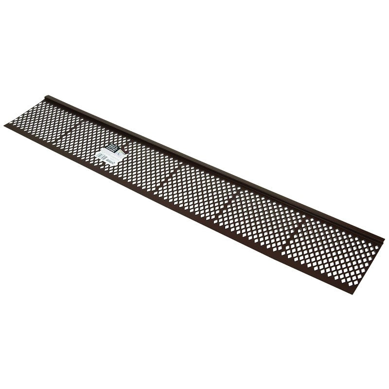 Amerimax 85379 Gutter Guard, 36 in L, 6.5 in W, PVC, Brown (Pack of 75)