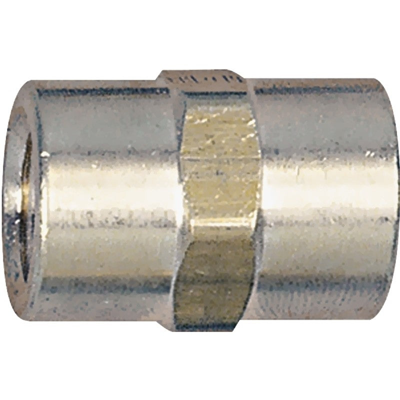 Tru-Flate 21-515 Air Line Coupling, 1/4 in, FNPT, Brass