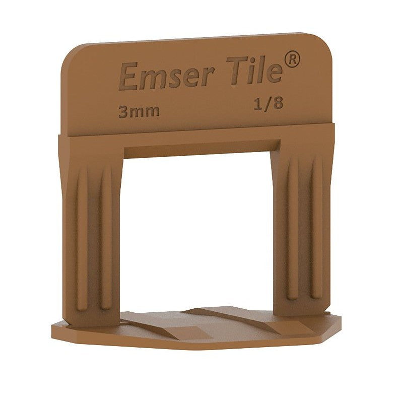Emser Tile E-LEVEL Series ZEP18E2000 Tile Leveling Spacer, 1/8 in Thick