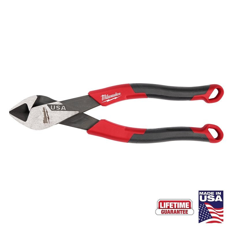 Milwaukee MT557 Cutting Pliers, 7-1/2 in OAL, 0.78 in Jaw Opening, Black/Red Handle