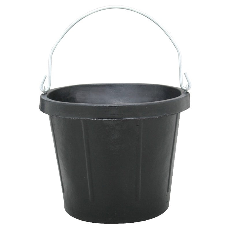 Fortex-Fortiflex N400-8 Utility Pail, 8 qt Volume, Rubber, Black