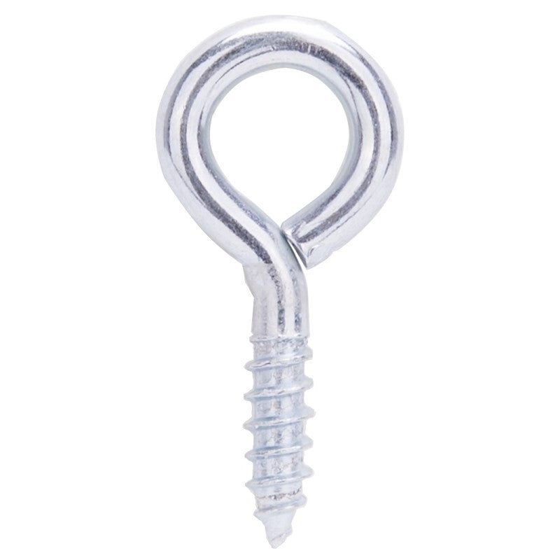 ProSource LR220 Screw Eye, 4 mm Dia Wire, 5 mm Thread, 3/4 in L Thread, 1-9/16 in OAL, 73 lb Working Load, Steel, Zinc (Pack of 20)