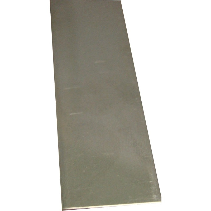 K & S 87161 Decorative Metal Strip, 1 in W, 12 in L, 0.018 in Thick, Stainless Steel, Polished Mirror