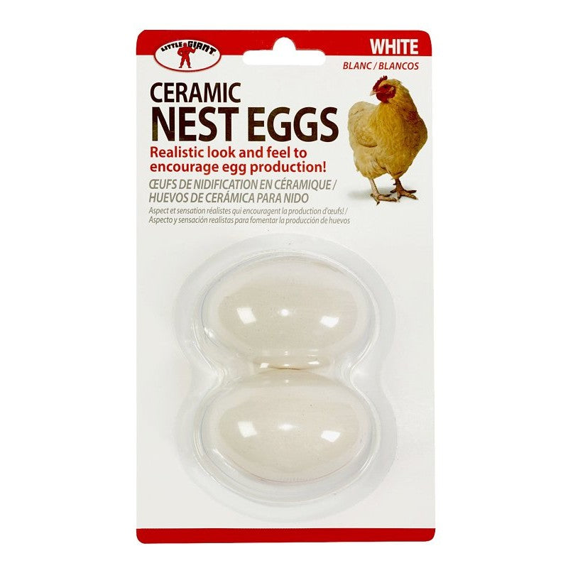 Miller CEGGWHT Nest Egg, Ceramic, White