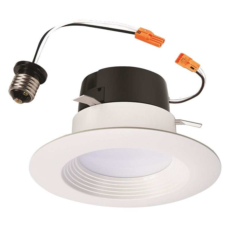 Halo LT4 Series LT460WH6930R Recessed Downlight, 8 W, 120 V, LED Lamp, Matte