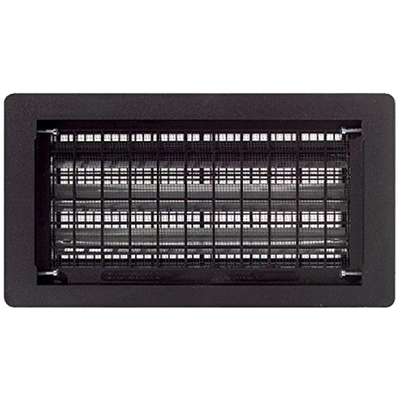 Witten Vent B-EBLACK MB Automatic Foundation Vent, 65 sq-in Net Free Ventilating Area, Mesh Grill, Thermoplastic, Black Oxide