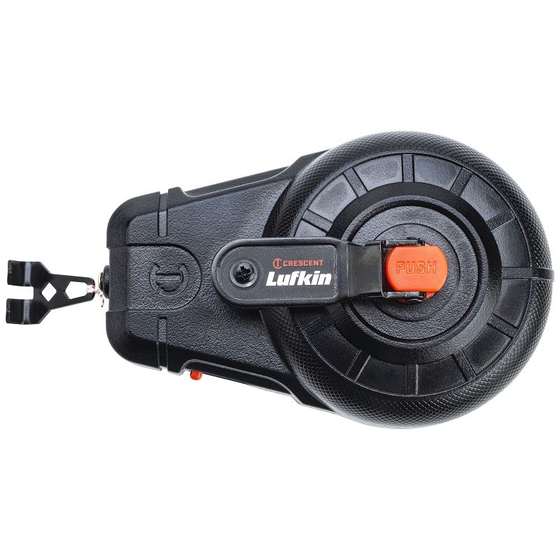 Crescent Lufkin CLP100 Professional Chalk Reel, 100 ft L Line, Gear Rewind, 3:1 Gear Ratio