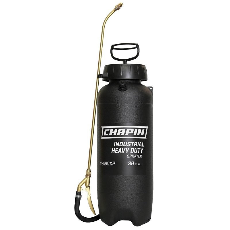 Chapin 22090XP Handheld Sprayer, 3 gal Tank, Poly Tank, 36 in L Hose, Black
