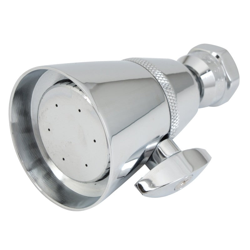 Whedon Elite Series FP4C Shower Head, 2.5 gpm, 1/2 in Connection, Female, Brass, Chrome, 3 in Dia