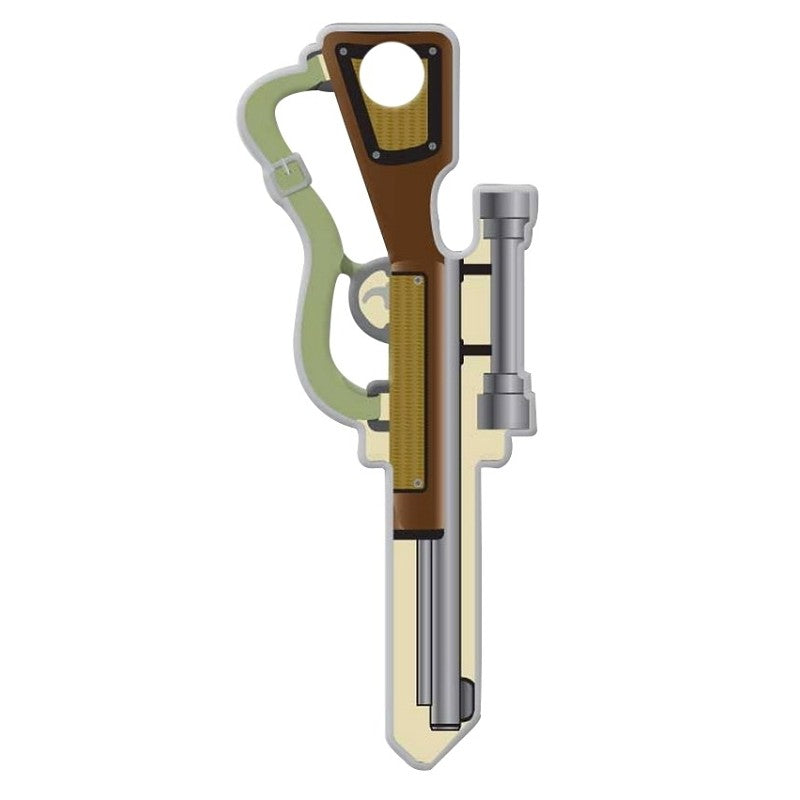 Lucky Line Key Shapes Series B118K Key Blank, Rifle, Brass, Enamel-Coated, For: Kwikset Locks (Pack of 5)