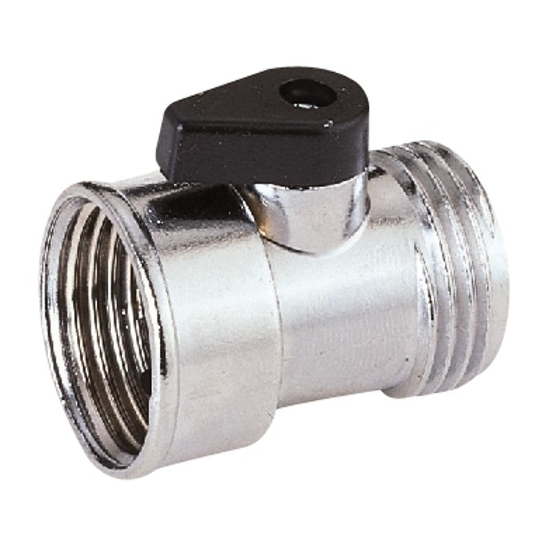 Landscapers Select GC5043L Hose Shut-Off Valve, 3/4 in, Female, 1 -Port/Way, Zinc Body, Silver, Chrome