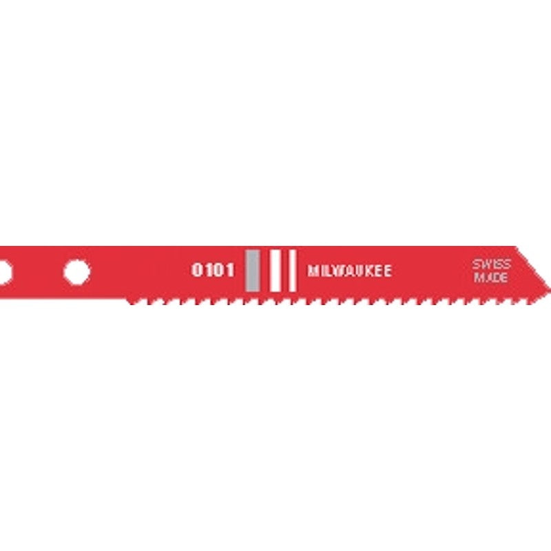 Milwaukee 48-42-0120 Jig Saw Blade, 9/32 in W, 2-3/4 in L, 18 TPI, High-Speed Steel Cutting Edge