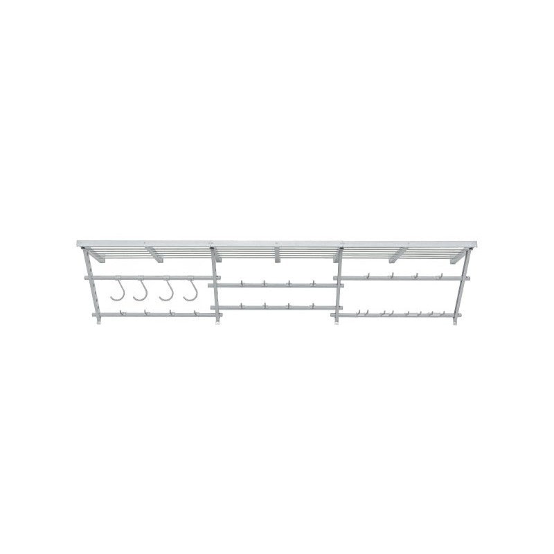 Easy Track 220863 Ultimate Shelf and Track Storage System, 1500 lb Capacity, Steel, Gray, 20 in L, 96 in W, 20 in H