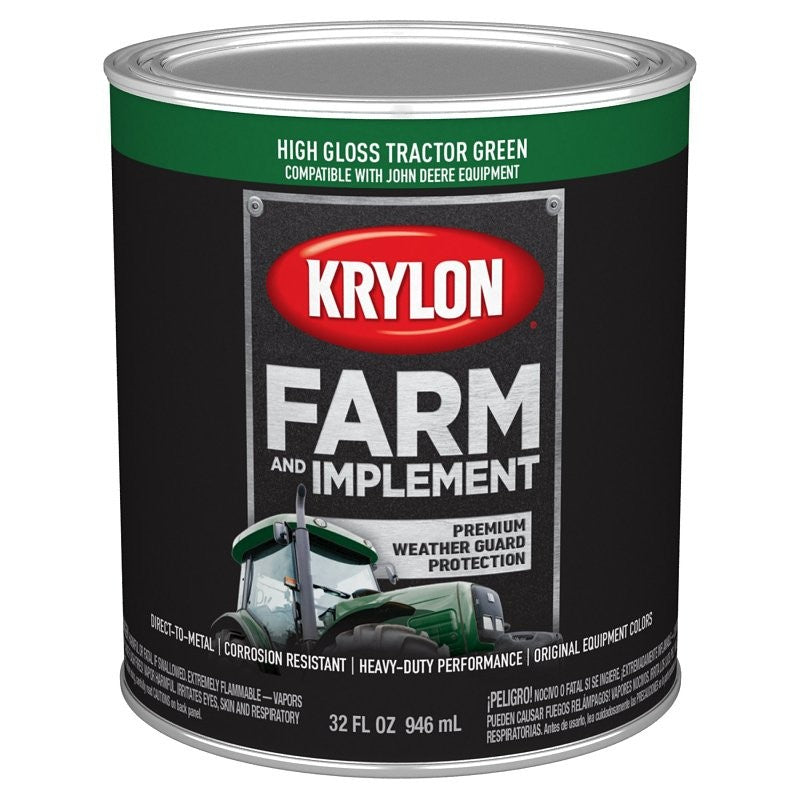 PAINT HIGH GLO JHN DR GRN 1QT (Pack of 2)