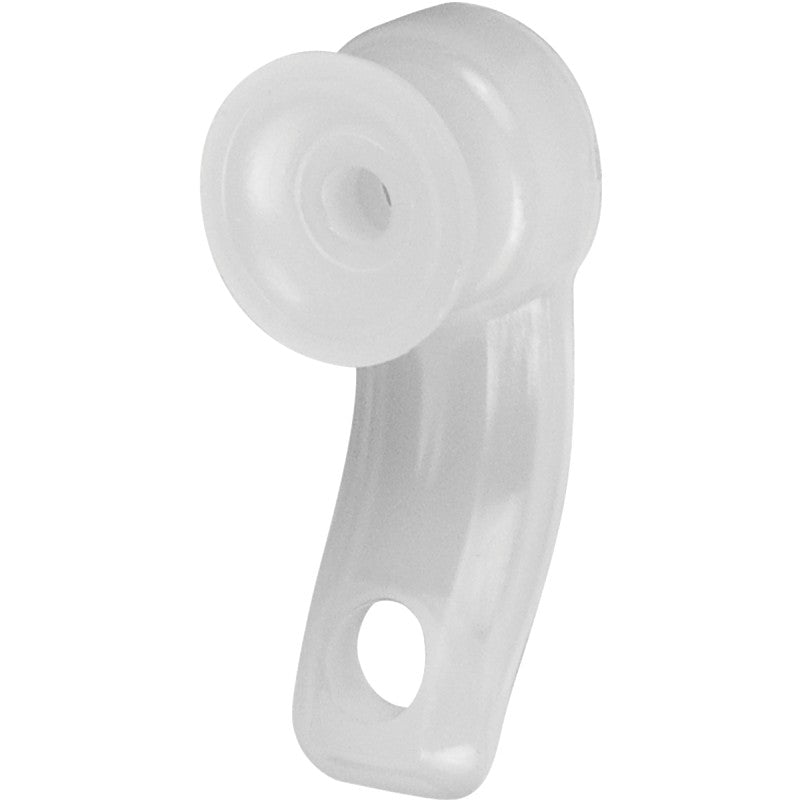 Kenney KN1865 Traverse Rod Carrier, Plastic, White