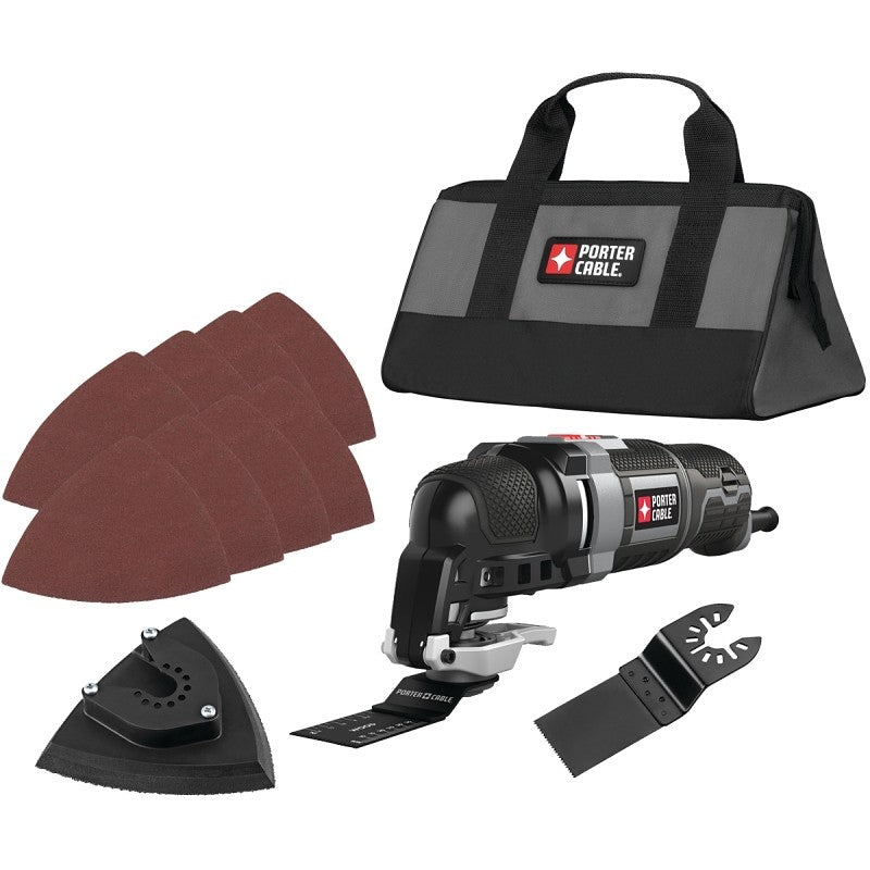 Porter-Cable PCE606K Oscillating Multi-Tool Kit, 3 A, 10,000 to 22,000 opt OPM
