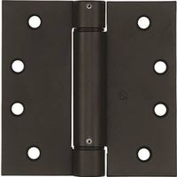 Template Spring Door Hinge 4 Inch Square Corner Oil Rubbed Bronze
