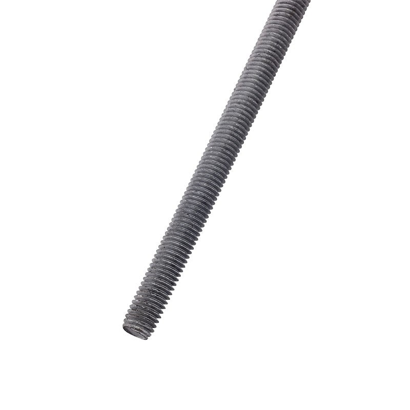 National Hardware N825-008 Threaded Rod, 1/2 in Dia, 72 in L, A Grade, Steel, Galvanized, UNC Thread, 2/PK