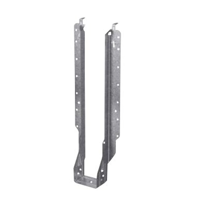 Simpson Strong-Tie IUS Series IUS2.56/16 I-Joist Hanger, 16 in H, 2 in D, 2-5/8 in W, Steel, Galvanized, Face Mounting