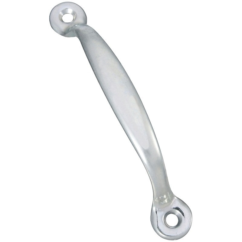 National Hardware N117-697 Door Pull, 4-3/4 in H, Steel, Zinc