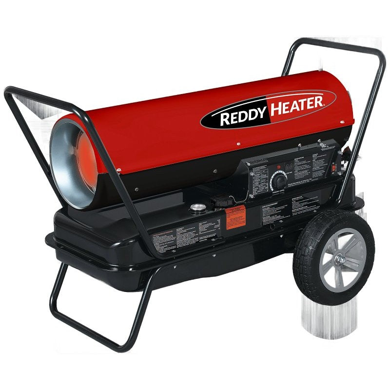 Dura Heat DFA135C Kero Forced Air Heater with Thermostat, 10 gal Fuel Tank, Kerosene, 135000 Btu, White