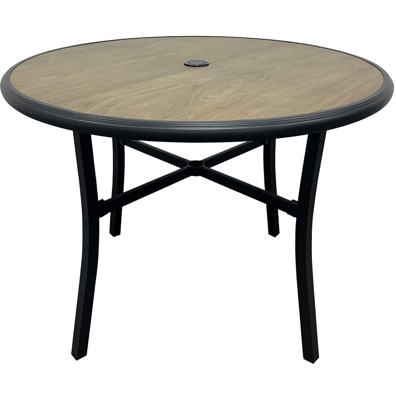 Seasonal Trends H23S7407A Dining Table, 39.76 in W, 39.76 in D, 27.95 in H, Steel Frame, Round Table, Steel Table