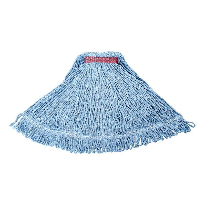 Rubbermaid 1974343 Mop Head Refill, #24 Headband, Cotton, Blue