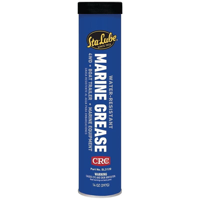 Sta-Lube SL3120 Marine Grease, 14 oz Cartridge, Blue (Pack of 10)