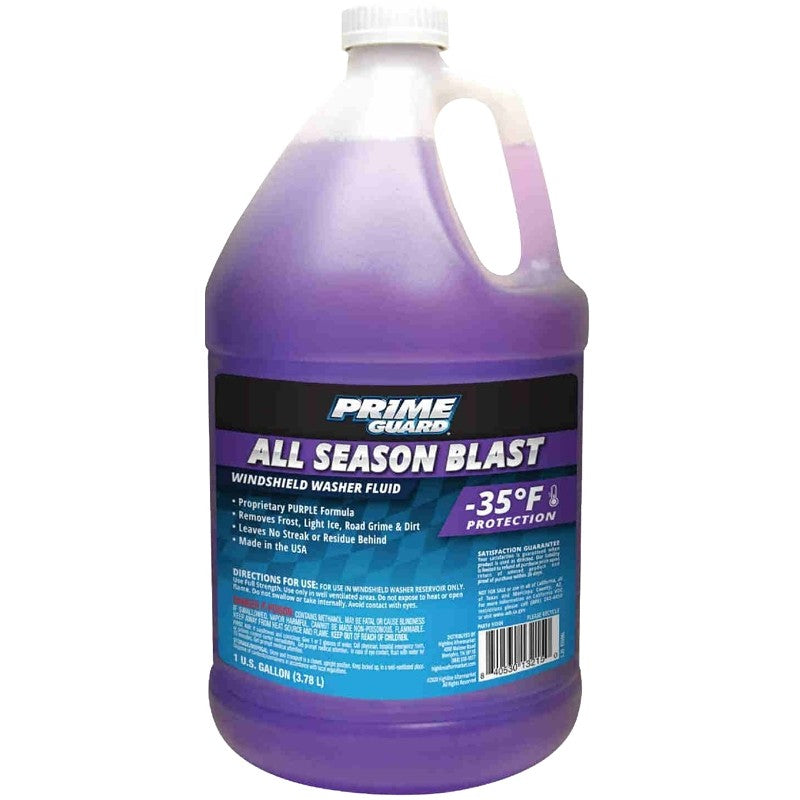 Prime Guard Ice Cutter 93506 Windshield Washer Fluid, 1 gal, Bottle, A Grade (Pack of 6)