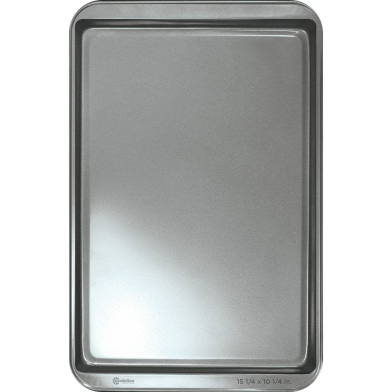 Ecolution BakeIns Series EIGY-7038 Cookie Sheet, 15-1/4 in L, 10-1/4 in W, Carbon Steel