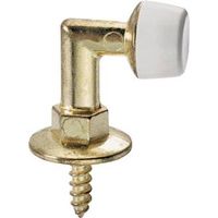Floor Mount Direct Drive Door Stop Bright Brass Die Cast
