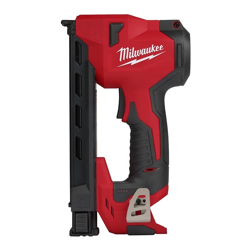 Milwaukee M12 2448-20 Cable Stapler, Tool Only, 12 V, 2 Ah, 3/4 in W Crown, Medium Crown Staple, 45 Magazine