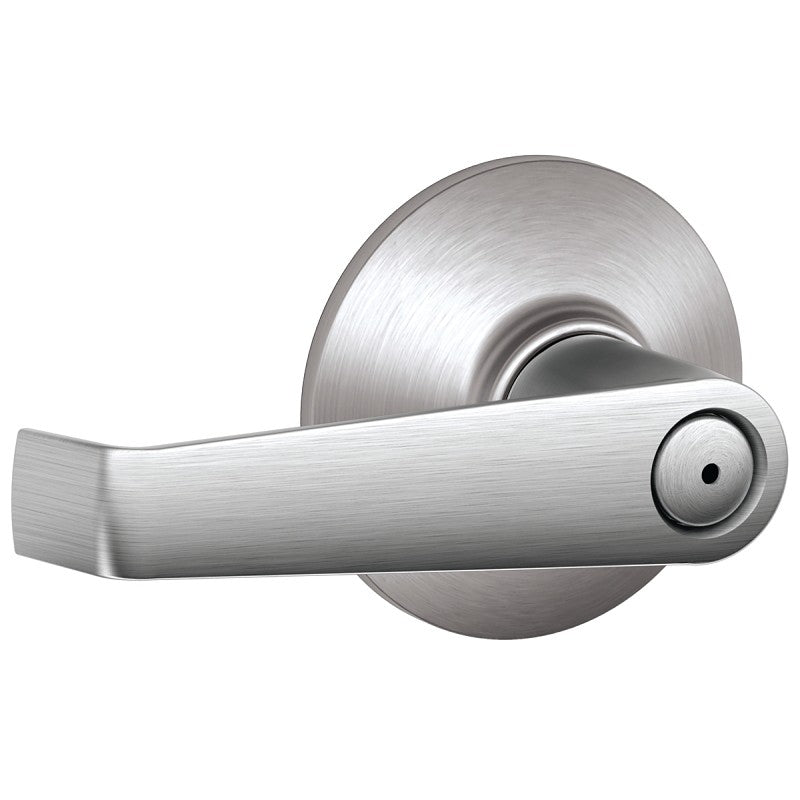 Schlage F Series F40 ELA 626 Privacy Lever, Mechanical Lock, Satin Chrome, Metal, Residential, 2 Grade