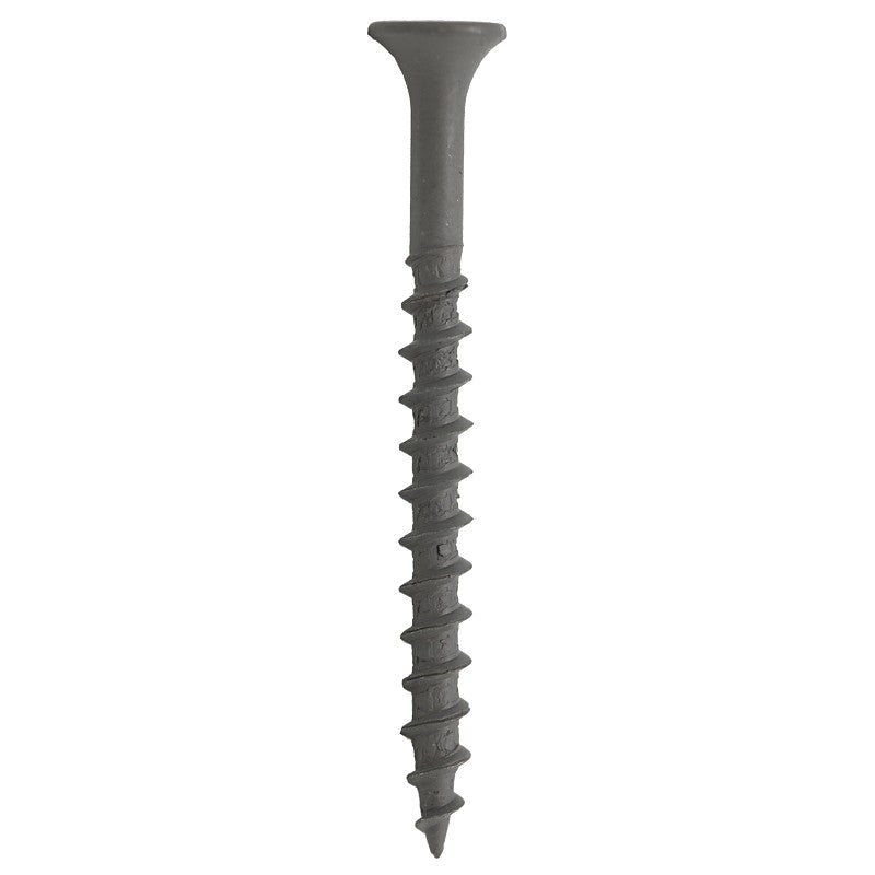 ProFIT 0281179 Deck Screw, 3 in L, Coarse Thread, Bugle Head, Combo Drive, Sharp Point, Ceramic
