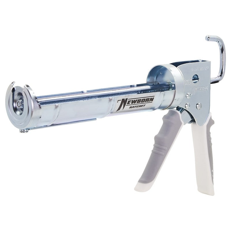 Newborn 960-GTR Caulk Gun, 0.1 gal Cartridge, Steel, Zinc Chromate