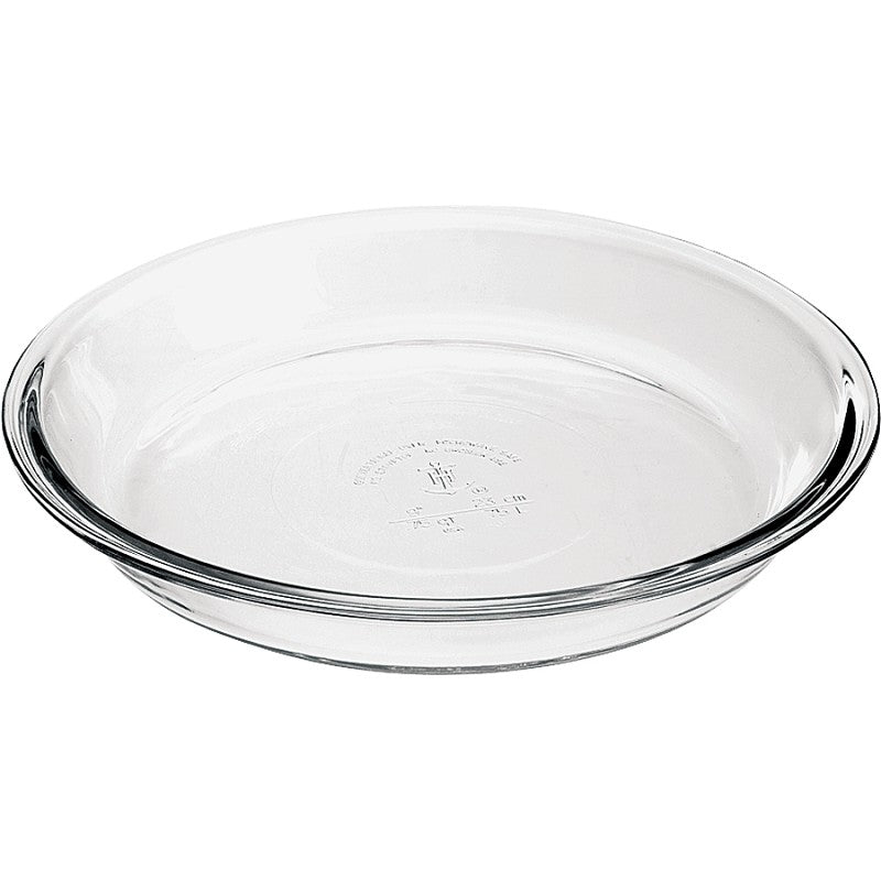 Anchor Hocking Oven Basics Series 82638L11 Pie Plate, 1.5 qt Capacity, Glass, Clear, Dishwasher Safe: Yes (Pack of 6)